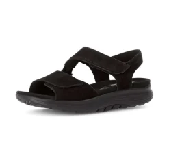 Sandal met riempjes zwart