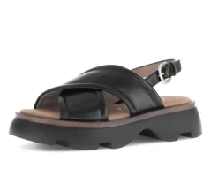 Sandal met riempjes zwart