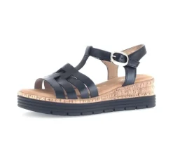 Sandal met riempjes zwart