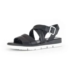 Sandal met riempjes zwart