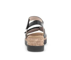 Sandal met riempjes zwart