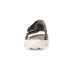 Sandal met riempjes zwart