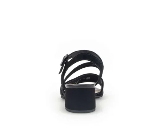 Sandal met riempjes zwart