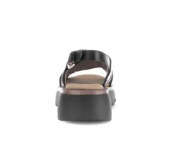 Sandal met riempjes zwart