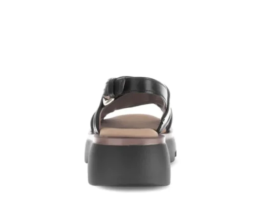 Sandal met riempjes zwart