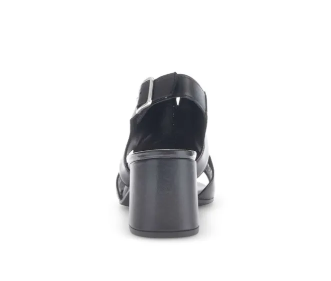 Sandal met riempjes zwart