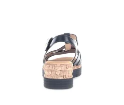 Sandal met riempjes zwart