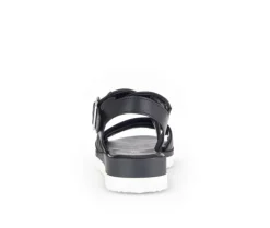 Sandal met riempjes zwart