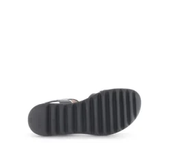 Sandal met riempjes zwart