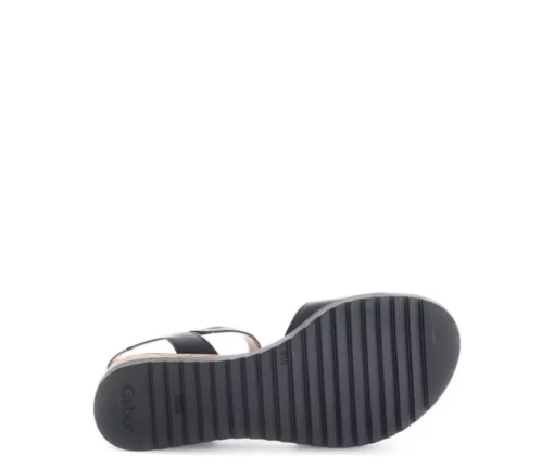 Sandal met riempjes zwart