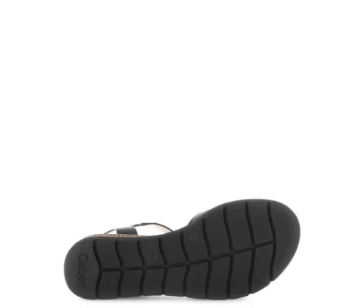 Sandal met riempjes zwart