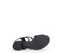 Sandal met riempjes zwart