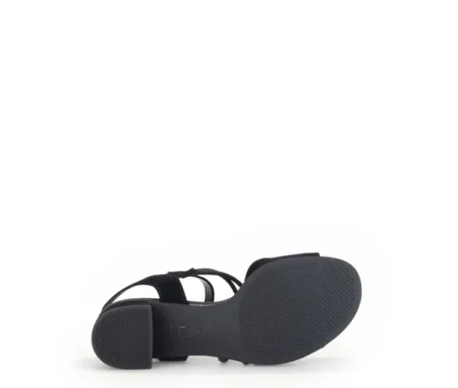 Sandal met riempjes zwart