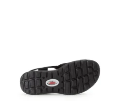 Sandal met riempjes zwart