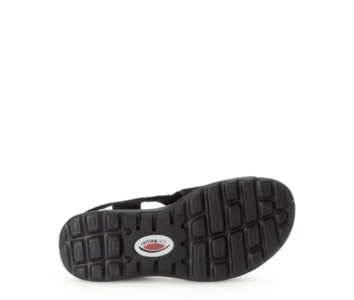 Sandal met riempjes zwart