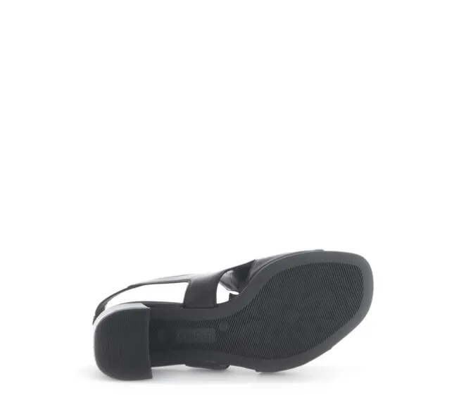 Sandal met riempjes zwart