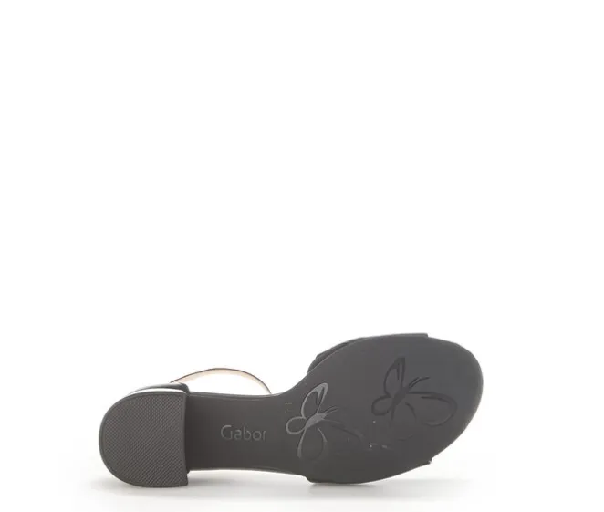 Sandal met riempjes zwart