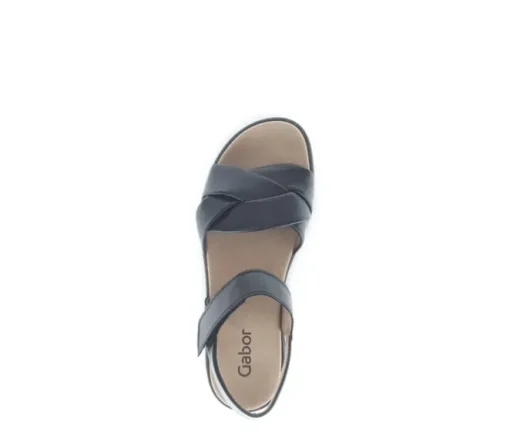 Sandal met riempjes zwart