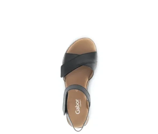Sandal met riempjes zwart