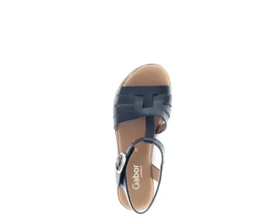 Sandal met riempjes zwart
