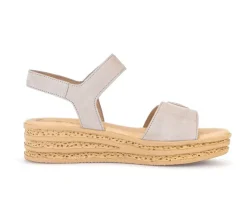 Sandale met plateauzool grijs