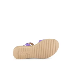 Sandale met plateauzool lila