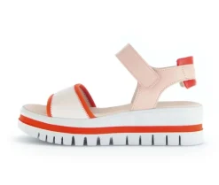 Sandale met plateauzool multicolour