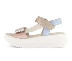 Sandale met plateauzool multicolour
