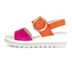 Sandale met plateauzool multicolour