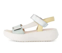 Sandale met plateauzool multicolour
