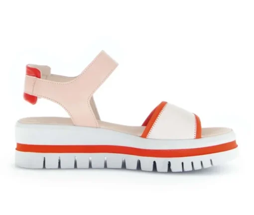 Sandale met plateauzool multicolour