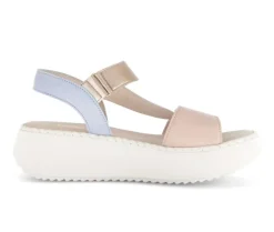 Sandale met plateauzool multicolour