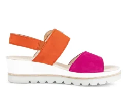 Sandale met plateauzool multicolour