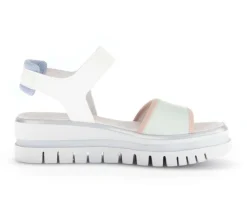 Sandale met plateauzool multicolour