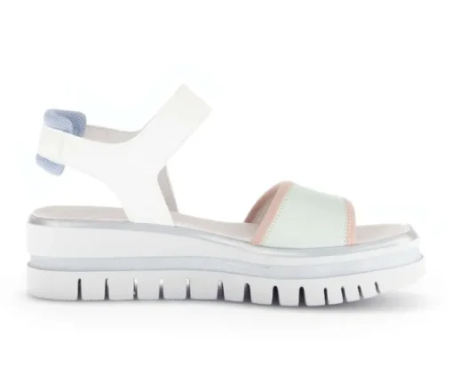 Sandale met plateauzool multicolour
