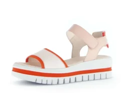 Sandale met plateauzool multicolour