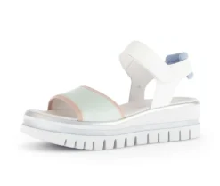 Sandale met plateauzool multicolour
