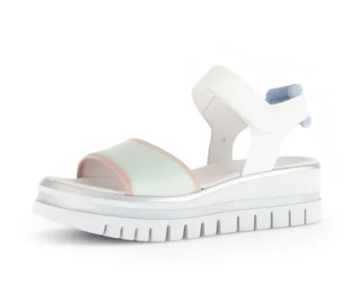 Sandale met plateauzool multicolour