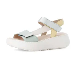 Sandale met plateauzool multicolour