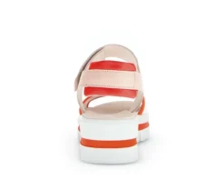 Sandale met plateauzool multicolour