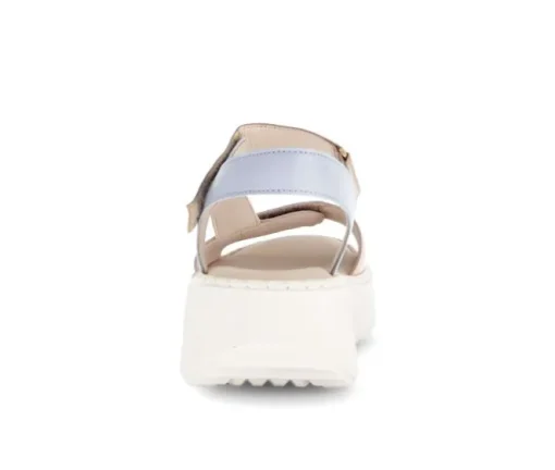 Sandale met plateauzool multicolour
