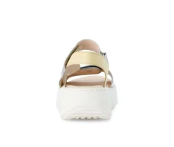 Sandale met plateauzool multicolour