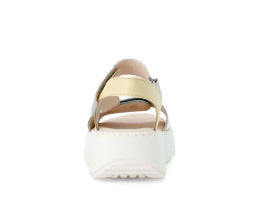 Sandale met plateauzool multicolour