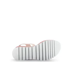 Sandale met plateauzool multicolour