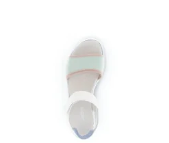 Sandale met plateauzool multicolour
