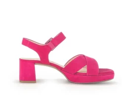 Sandale met plateauzool roze