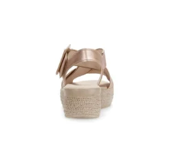 Sandale met plateauzool rose