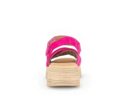Sandale met plateauzool roze