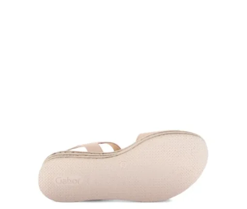 Sandale met plateauzool rose