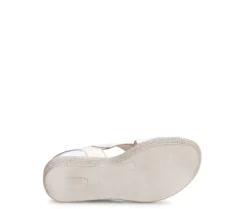 Sandale met plateauzool rose